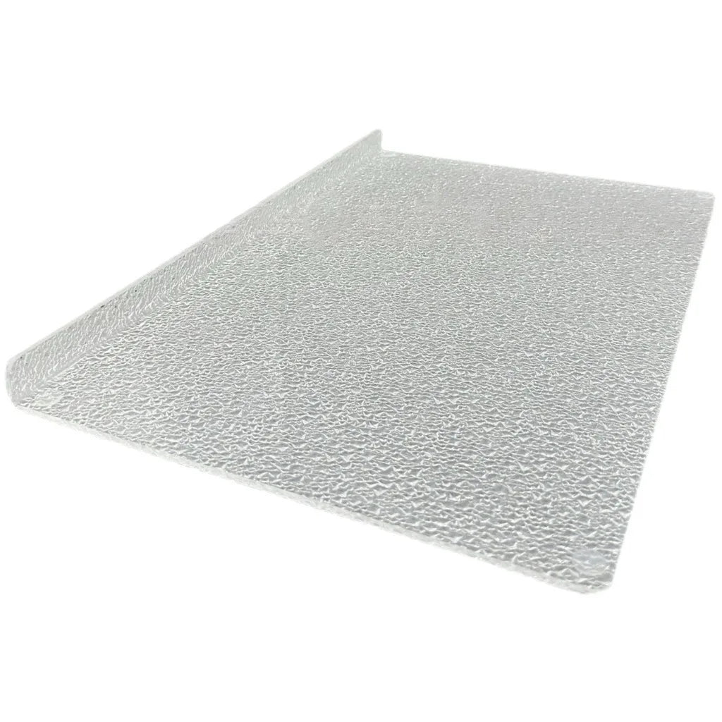 Acrylic Glass Pattern Cutting Board - Transparent Non-Slip Chopping Board for Fruits Vegetables, Kitchen Plastic Cutting Mat